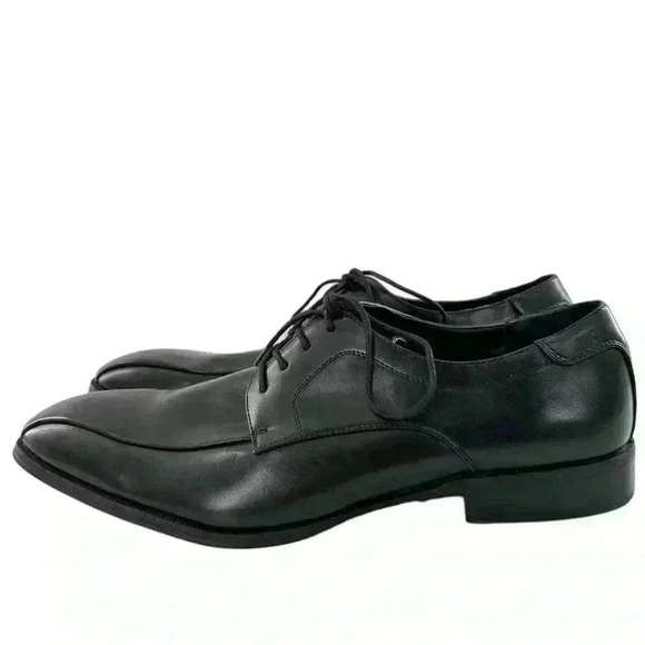 New Alfani mens Oxford size 13 black faux leather vegan main image 6